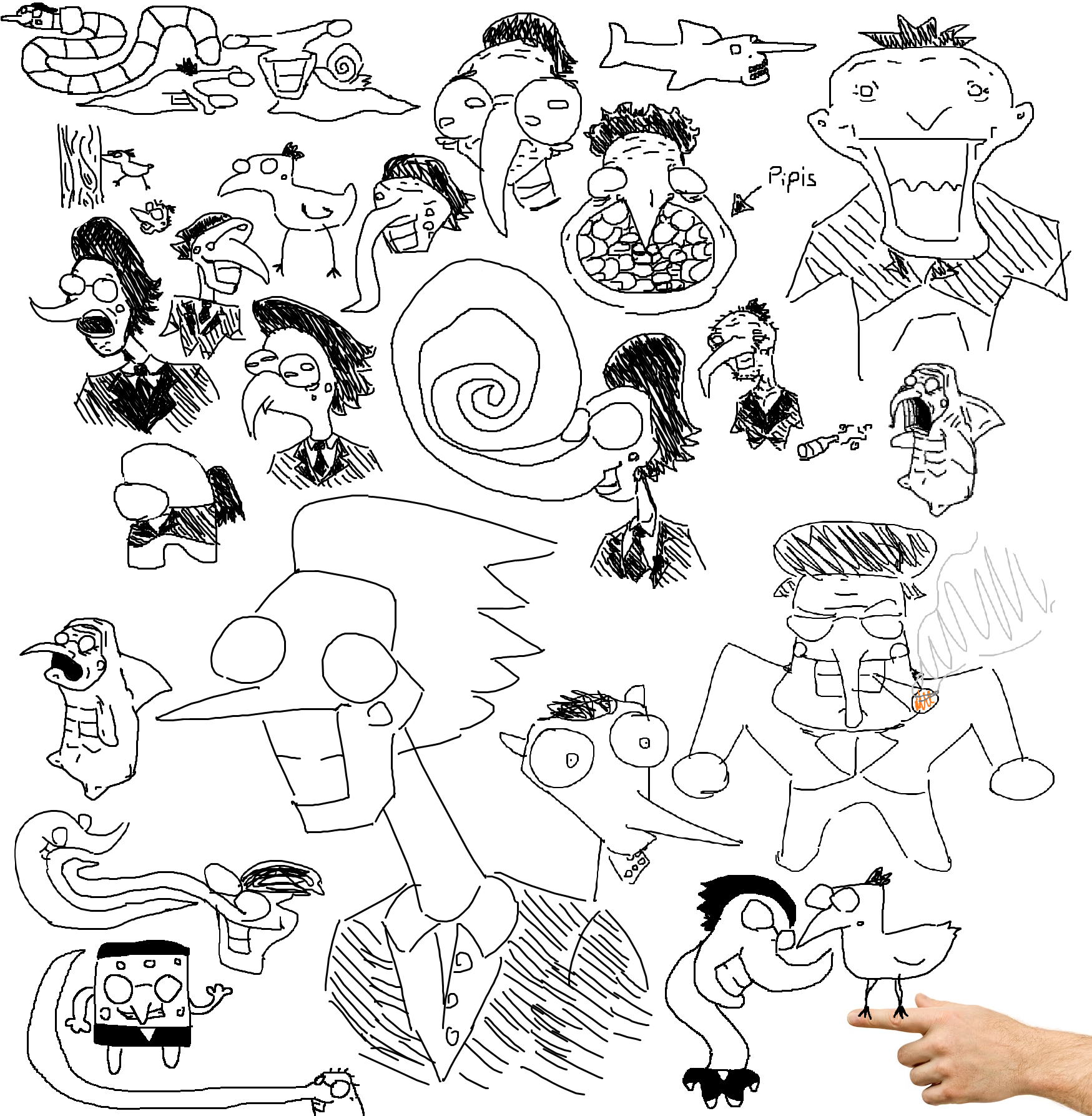 spamton doodles